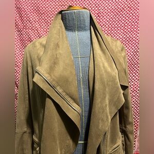 Small Brown faux suede jacket
